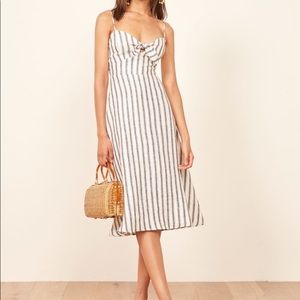 Reformation Clara Dress Buoy Striped